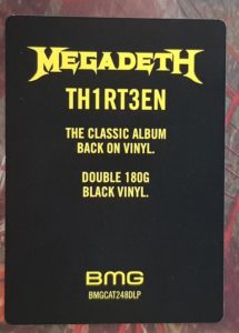 Megadeth - Th1rt3en (180 Gram Double Vinyl Album)