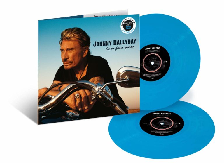 Hallyday Johnny - Ça Ne Finira Jamais (Blue Double Vinyl Album)